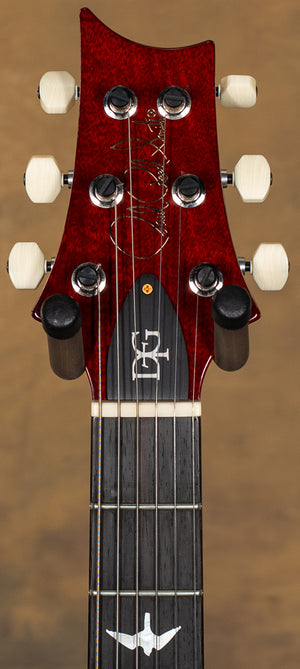 PRS DGT Wood Library Edition Fire Red Burst Brazilian Fretboard