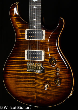 PRS Wood Library Custom 24-08 Black Gold Burst 10 Top Rosewood Neck (950)