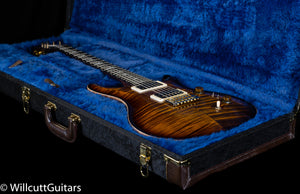 PRS Wood Library Custom 24-08 Black Gold Burst 10 Top Rosewood Neck (950)