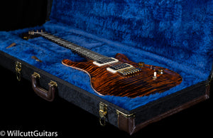 PRS Wood Library Custom 24-08 Orange Tiger 10 Top Rosewood Neck (953)