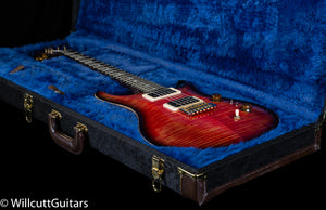 PRS Wood Library Custom 24-08 Blood Orange Smokeburst 10 Top Rosewood Neck (954)