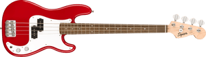 Fender Squier Mini Precision Bass, Laurel Fingerboard, White Pickguard, Dakota Red (678)