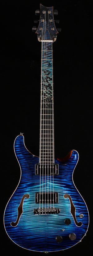 PRS Private Stock 10800 Hollowbody II Piezo Birds of a Feather Aqua Violet Glow (319)