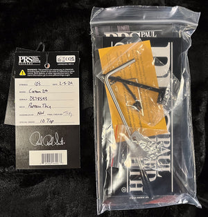 PRS Custom 24 Charcoal Burst 10 Top (593)