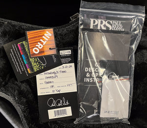 PRS Hollowbody II Piezo Black Gold Wraparound Burst 10 Top (829)