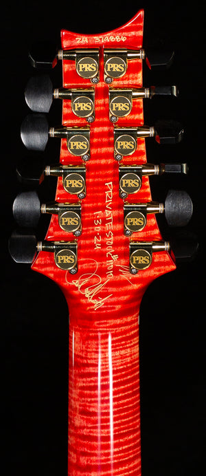 PRS Private Stock 11010 Custom 22 12 String Semi-Hollow Blood Orange Glow (886)