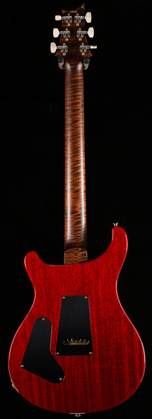 PRS Wood Library Custom 24 Blood Orange 10 Top Torrefied Maple Neck (163)