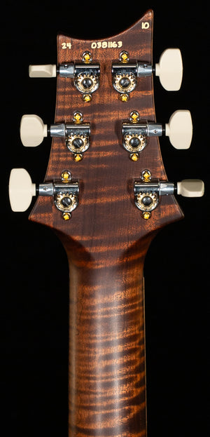 PRS Wood Library Custom 24 Blood Orange 10 Top Torrefied Maple Neck (163)