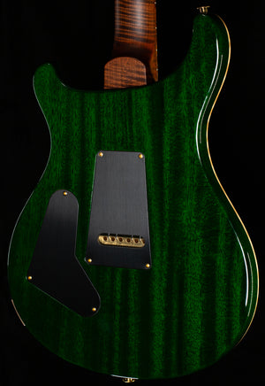 PRS Wood Library Custom 24 Jade Green Burst Quilt 10 Top Torrefied Maple Neck (166)