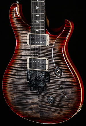 PRS Wood Library Custom 24 Floyd Charcoal Cherry Burst 10 Top (675)