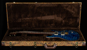 PRS Wood Library Custom 24 River Blue Quilt 10 Top Torrefied Maple Neck (688)