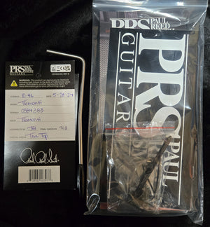 2024 PRS Mark Tremonti Signature Tremolo 10 Top Charcoal Contour Burst