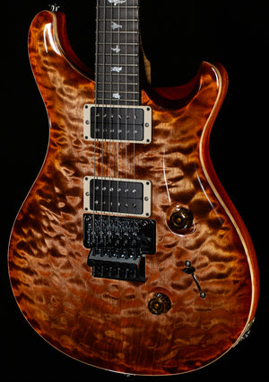 PRS Wood Library Custom 24 Floyd Autumn Sky Quilt 10 Top Torrefied Maple Neck (302)