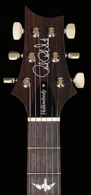 PRS Hollowbody II Piezo Black Gold Wraparound Burst 10 Top (575)