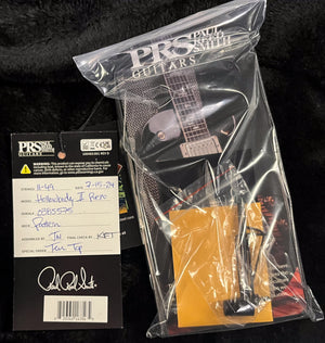 PRS Hollowbody II Piezo Black Gold Wraparound Burst 10 Top (575)
