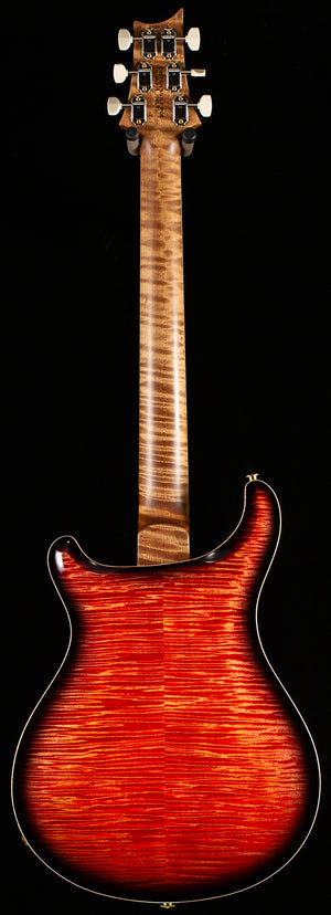 PRS Wood Library McCarty 594 Hollowbody II Torrefied Maple Neck Brazilian Rosewood Blood Orange Smokeburst 10 Top (402)