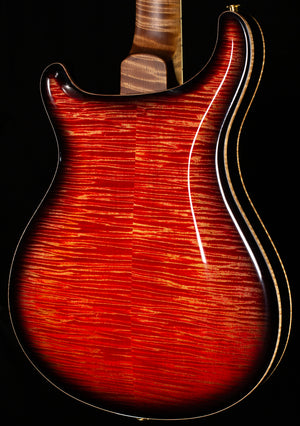 PRS Wood Library McCarty 594 Hollowbody II Torrefied Maple Neck Brazilian Rosewood Blood Orange Smokeburst 10 Top (402)