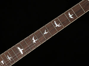 PRS Wood Library McCarty 594 Hollowbody II Torrefied Maple Neck Brazilian Rosewood Blood Orange Smokeburst 10 Top (402)