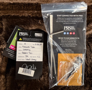 2024 PRS Wood Library Tremonti Grey Black Fade 10 Top Torrefied Flamed Maple Neck