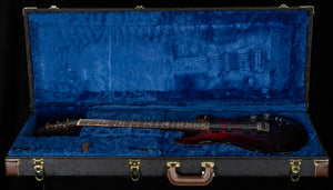 PRS Willcutt Exclusive Wood Library Modern Eagle V Fire Red/Gray Black Fade Quilted Maple 10 Top (215)