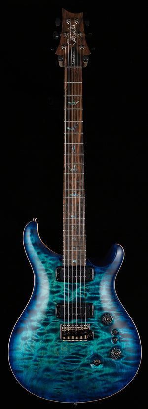 PRS Wood Library Willcutt Exclusive Custom 24-08 Rosewood Neck Cobalt Blue Quilt 10 Top Satin Finish (626)