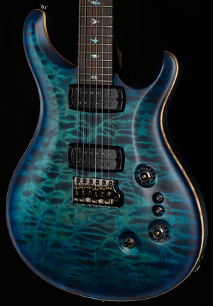 PRS Wood Library Willcutt Exclusive Custom 24-08 Rosewood Neck Cobalt Blue Quilt 10 Top Satin Finish (626)