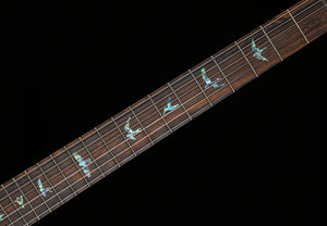 PRS Wood Library Willcutt Exclusive Custom 24-08 Rosewood Neck Cobalt Blue Quilt 10 Top Satin Finish (626)