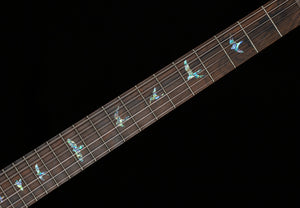 PRS Wood Library Willcutt Exclusive Custom 24-08 Rosewood Neck Faded Whale Blue Quilt 10 Top Satin Finish (627)