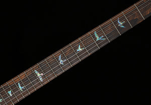 PRS Wood Library Willcutt Exclusive Custom 24-08 Rosewood Neck Charcoal Burst Quilt 10 Top Satin (628)