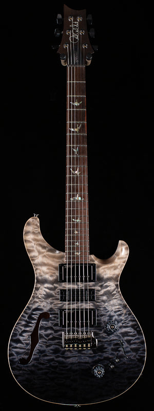 PRS Wood Library Willcutt Exclusive Special Semi-Hollow Brazilian Quilt 10 Top Grey Black Fade (520)
