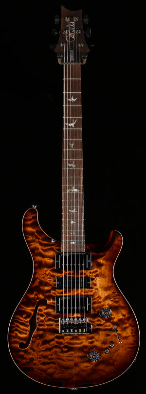 PRS Wood Library Willcutt Exclusive Special Semi-Hollow Brazilian Quilt 10 Top Copperhead Burst (590)