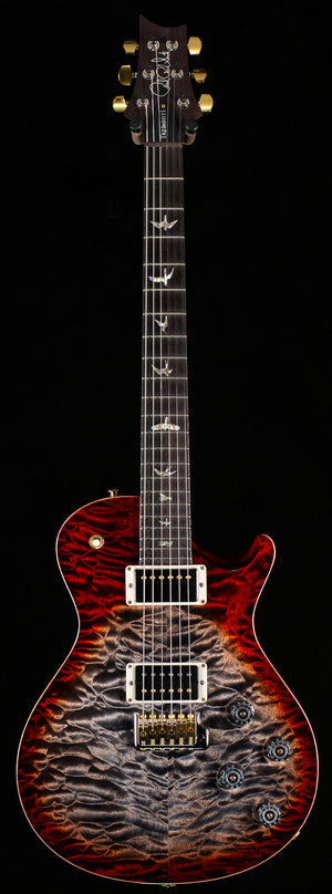 PRS Wood Library Willcutt Exclusive Tremonti Quilt 10 Top Charcoal Cherry Burst (403)