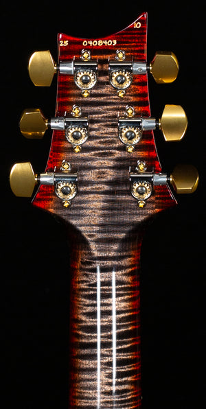 PRS Wood Library Willcutt Exclusive Tremonti Quilt 10 Top Charcoal Cherry Burst (403)