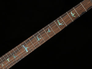 PRS Wood Library Willcutt Exclusive Satin Custom 24-08 Cobalt Blue Natural Back 10 Top (876)