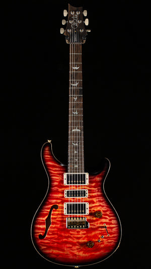 PRS Wood Library Willcutt Exclusive Special Semi-Hollow Quilt Maple Cobalt Smokeburst 10 Top (057)