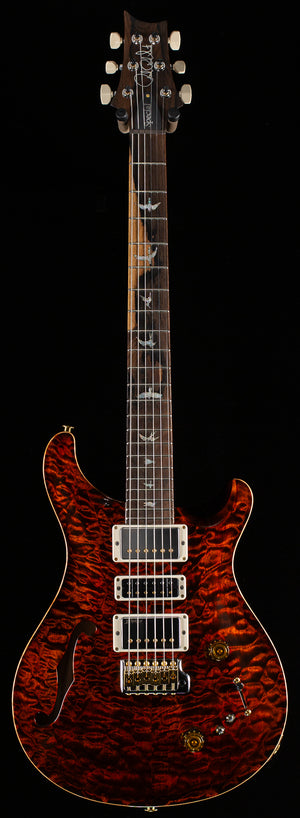 PRS Wood Library Willcutt Exclusive Special Semi-Hollow Quilt Maple 10-Top Orange Tiger 10 Top (063)