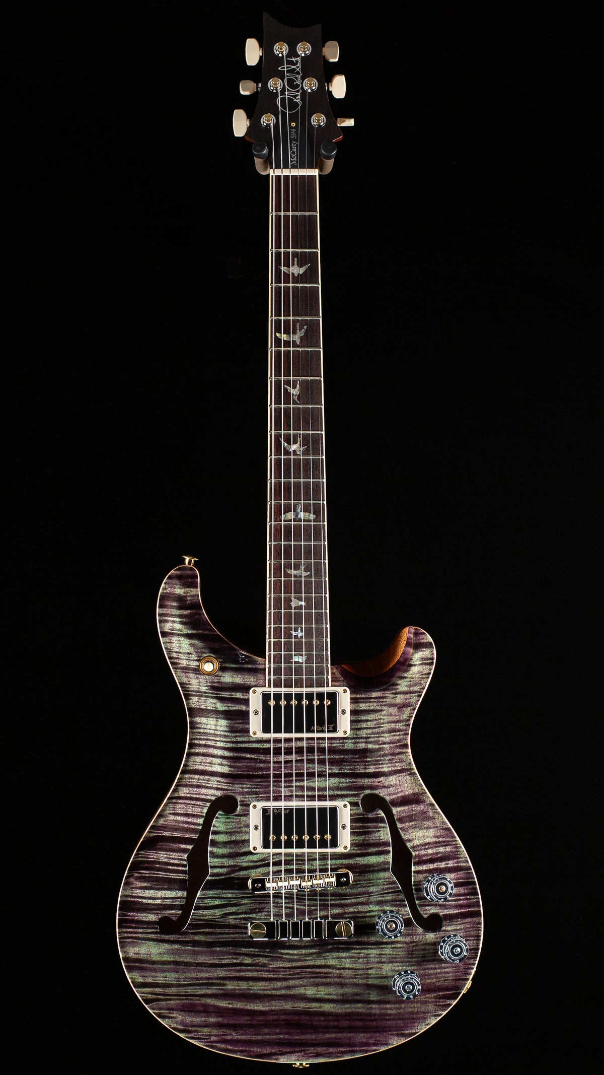 PRS McCarty 594 Hollowbody II Aurora Borealis 10 Top (617)
