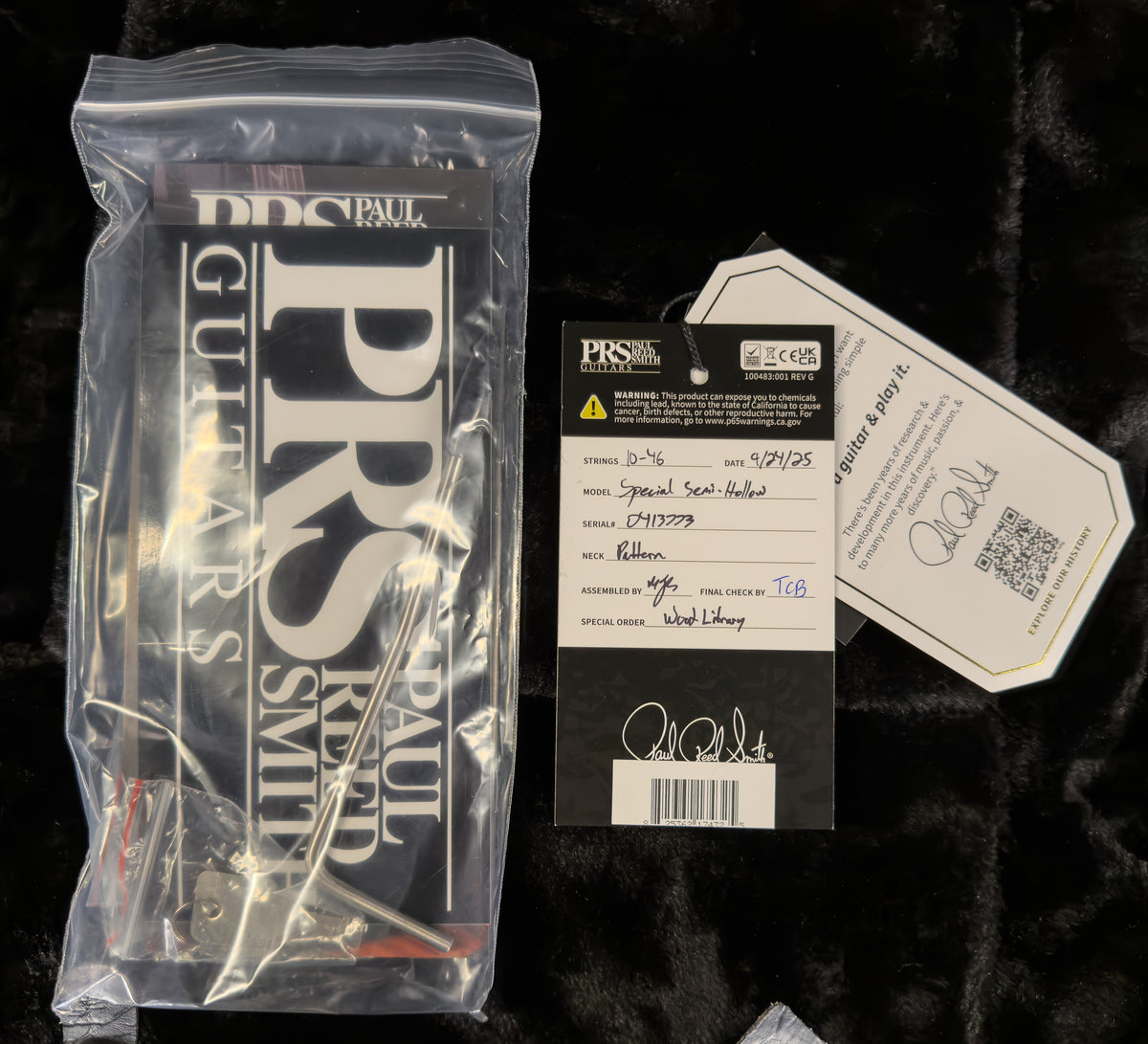 PRS Wood Library Willcutt Exclusive Special Semi-Hollow Quilt Maple 10-Top Orange Tiger 10 Top (773)