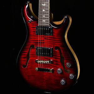 PRS Wood Library Willcutt Exclusive McCarty 594 Hollowbody II Fire Red Smokeburst 10 Top (135)