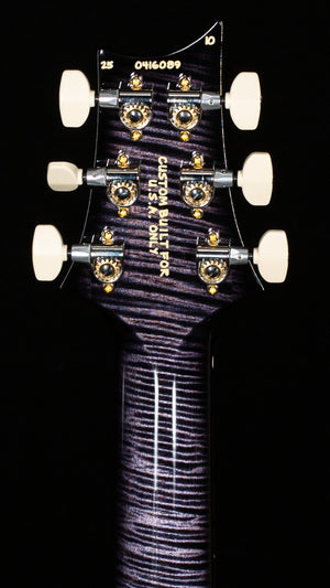 PRS Wood Library Willcutt Exclusive Hollowbody II Piezo Purple Mist Stained Neck 10 Top Quilt (089)