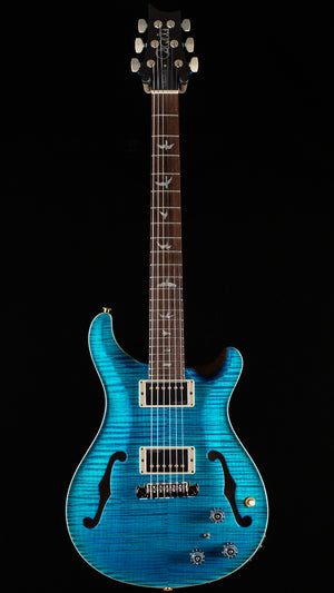 PRS Wood Library Willcutt Exclusive Hollowbody II Piezo Carroll Blue Stained Neck 10 Top (092)