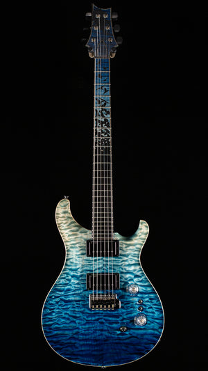 PRS Private Stock 11088 Custom 24-08 Birds of Flight Whale Blue Fade (419)