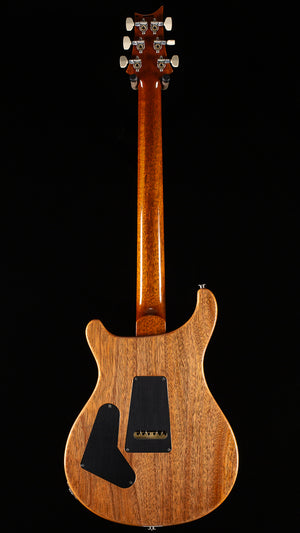 PRS Custom 24 Black Rainbow Holoflake Top Natural Back (030)