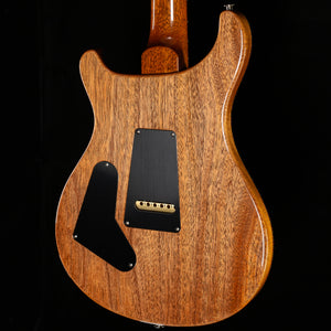 PRS Custom 24 Black Rainbow Holoflake Top Natural Back (030)