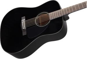 Fender CD-60 Dreadnought V3 w/Case, Walnut Fingerboard, Black (062)