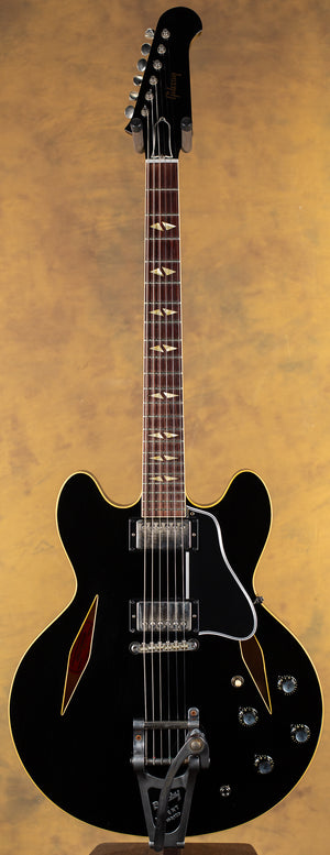 2021 Gibson Custom Shop Murphy Lab 1964 Trini Lopez Standard Reissue Ebony Ultra Light Aged w/ Bigsby