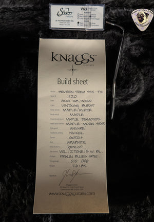 2020 Knaggs Chesapeake Severn SSS Trem Vintage Burst