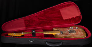 Underwood Guitars T Style Gold Red Flower
