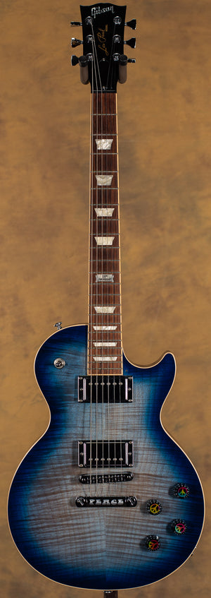 2014 Gibson Les Paul Peace Tranquility Blue Burst