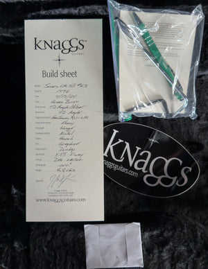 2024 Knaggs Larry Mitchell Severn LM Hollowbody GreenBurst